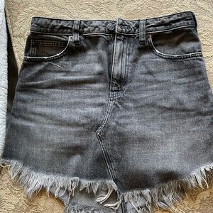 Free People Jean skirt